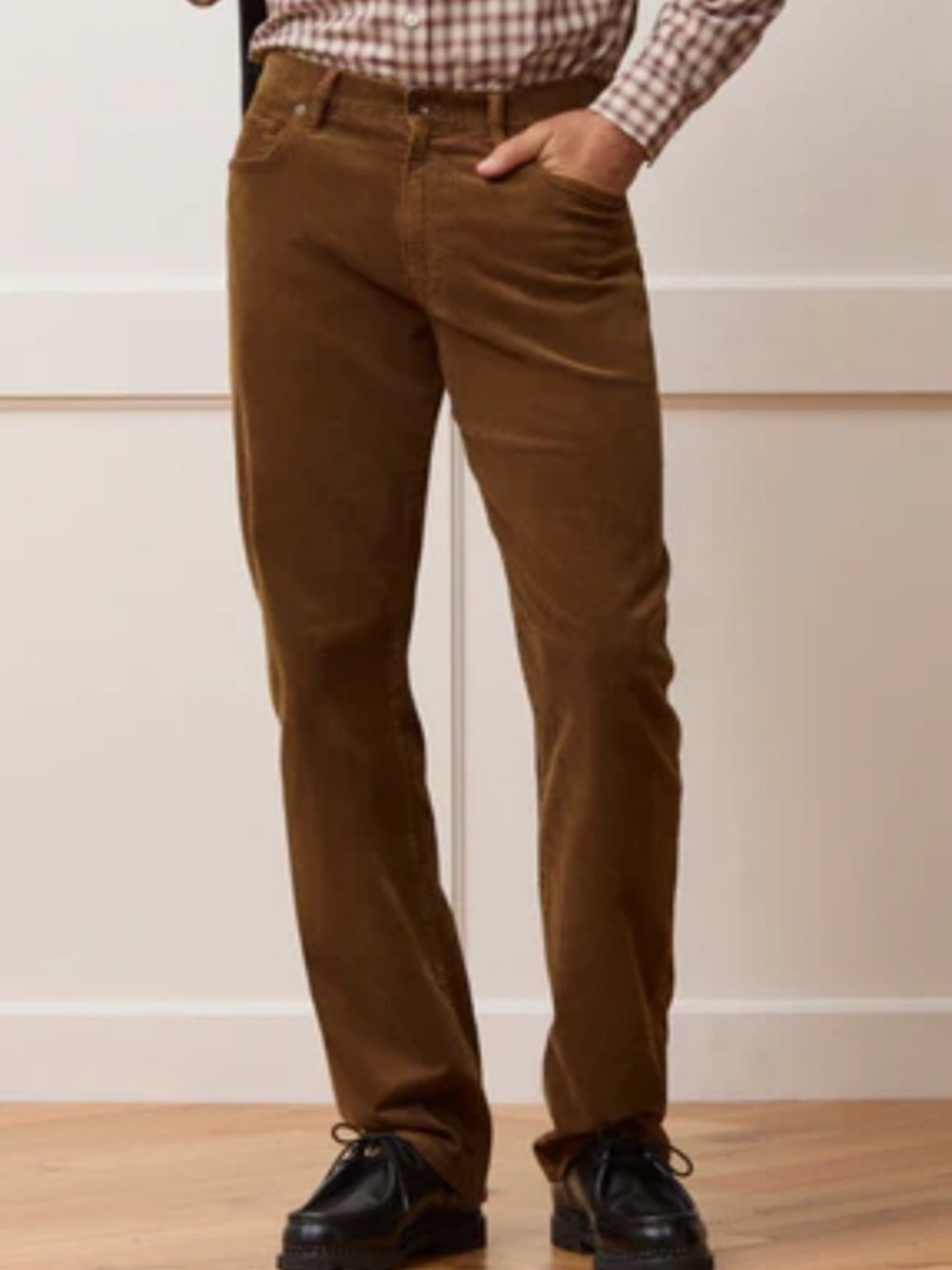 Todd Snyder Men’s 31 X 30 Slim Fit 5-Pocket Corduroy Pant Vintage Brown $178
